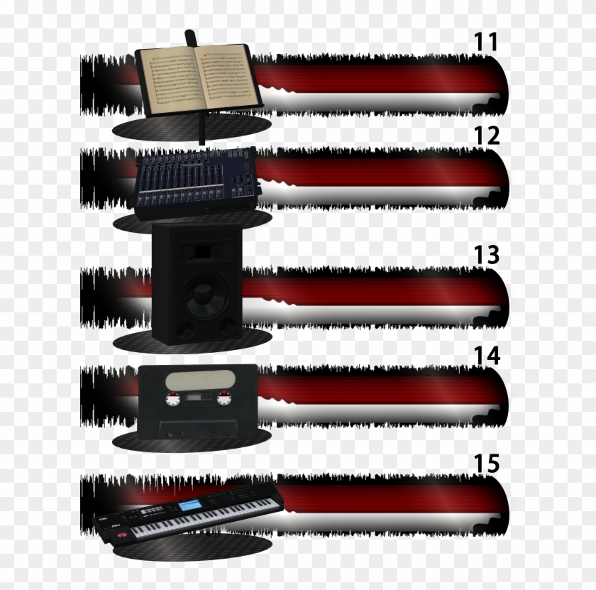 My Other Projects - Lower Third Music Png Clipart #168593