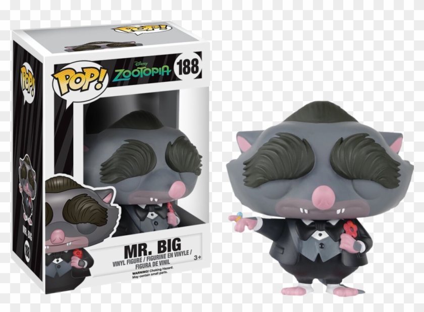 Mr Big Pop Vinyl Figure - Funko Pop Zootopia Clipart #168655