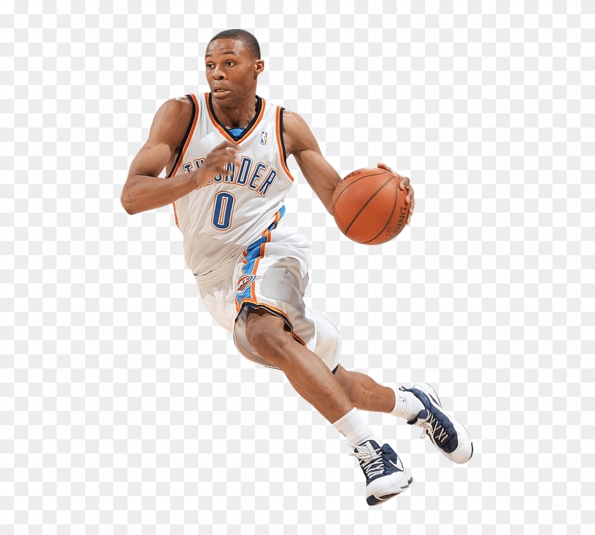 Russell Westbrook Dribble - Russell Westbrook Png Clipart #168746