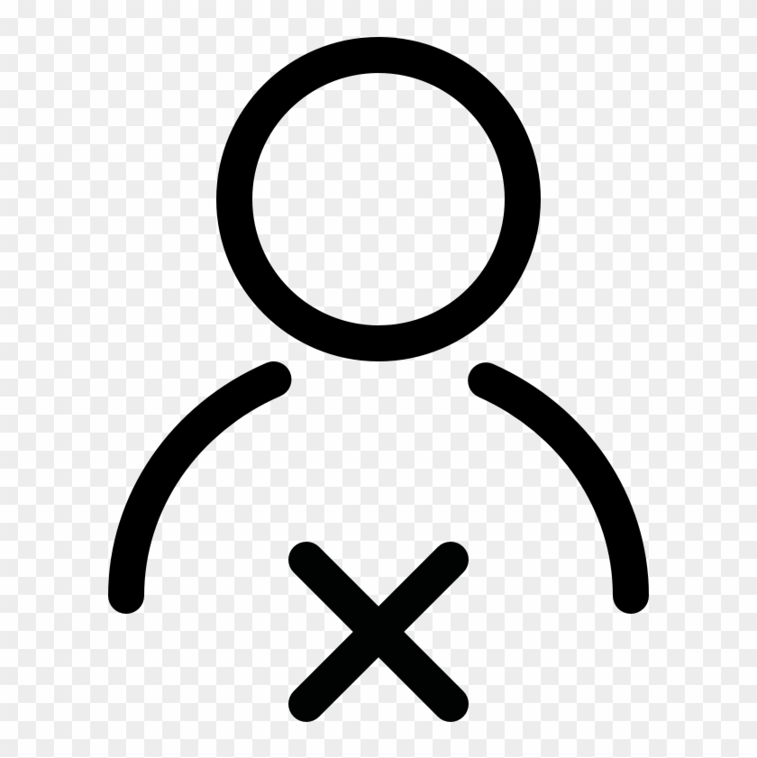 User Reject User Reject User Reject - Cross Clipart