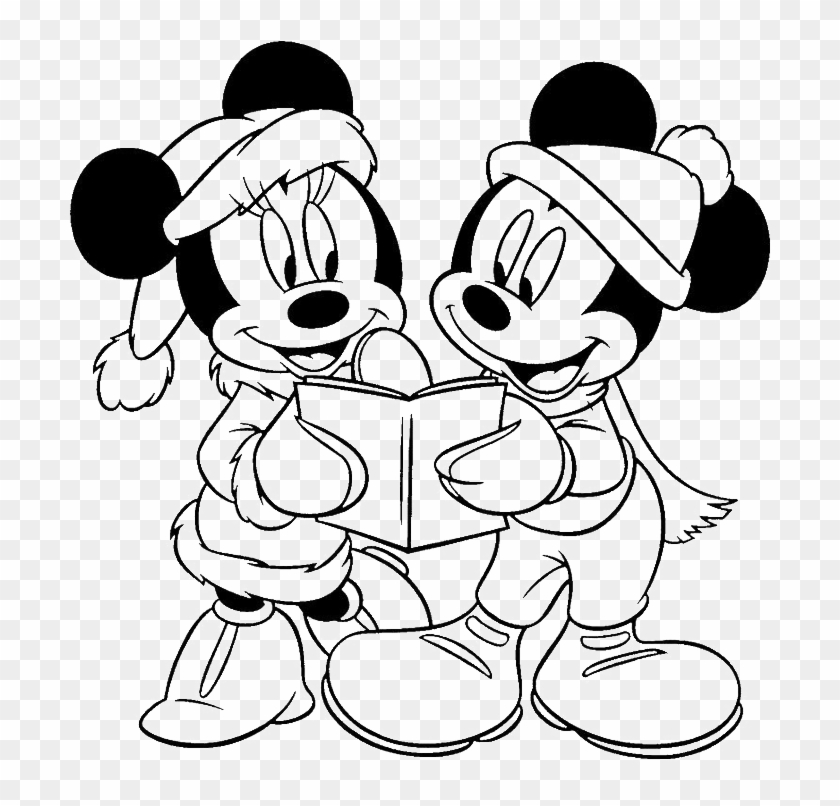 28 Collection Of Drawing Of Mickey Mouse And Minnie - Drawing Of Mickey Mouse And Friends Clipart #168868