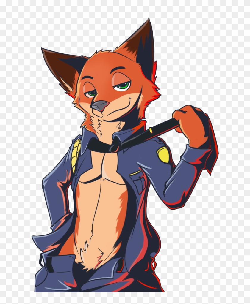 Tiger Nick Wilde Lt - Cartoon Clipart #169118