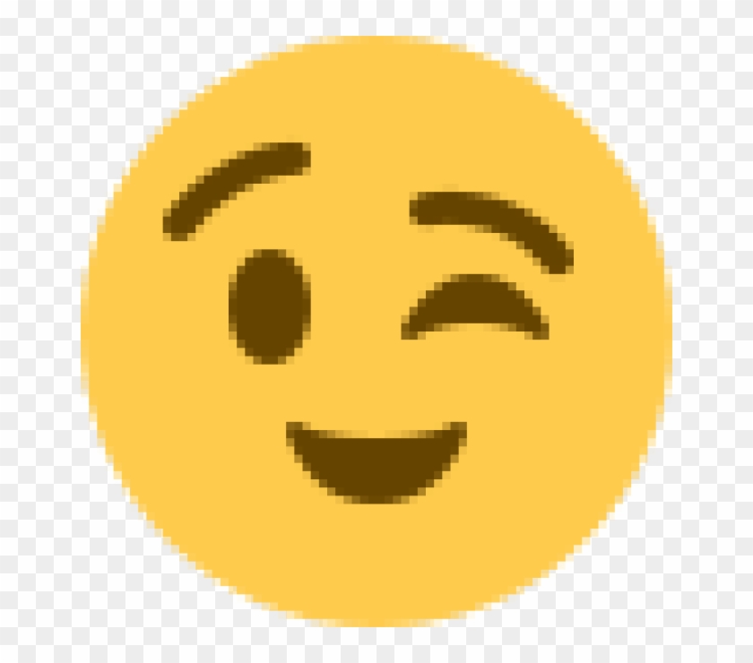 Pin It - Emoji Guiñando El Ojo Clipart