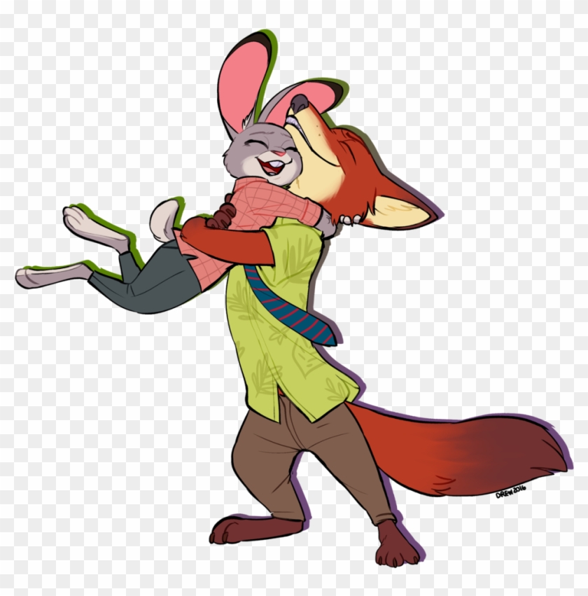 Zootopia Nick Wilde Judy Hopps Nick X Judy - Zootopia Clip Art - Png Download