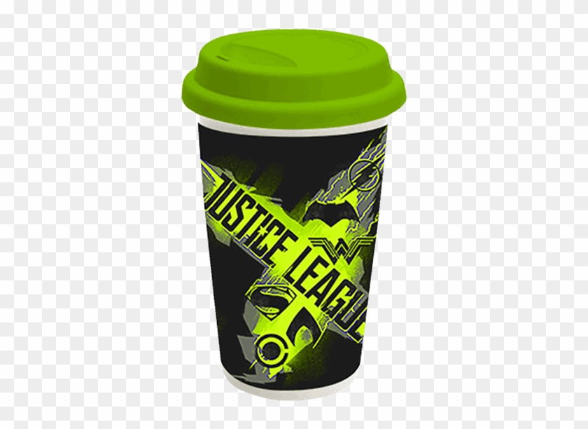 Justice League Logo Traveller's Mug - Coffee Cup Clipart #169367