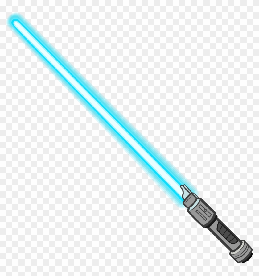Light Saber Png - Sable De Luz Azul Png Clipart