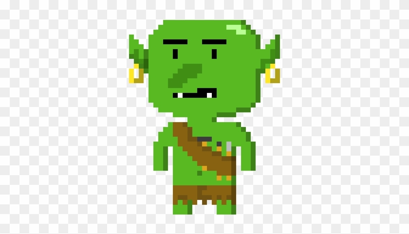 Goblin's Shop Is A Pixel-art Simulation Game In Which - Pixel Goblin Clipart
