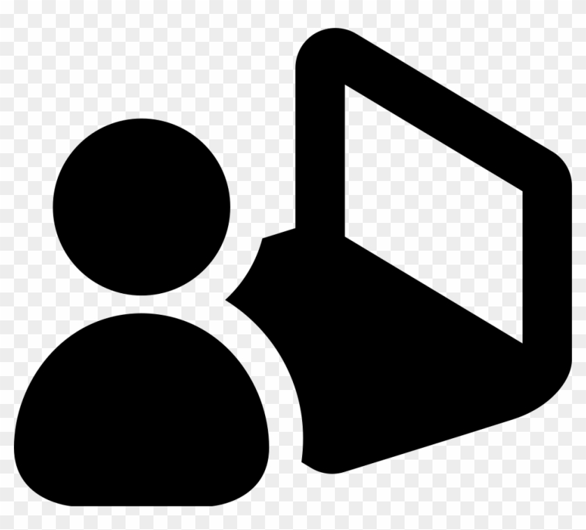 Png File Svg - User With Laptop Icon Clipart