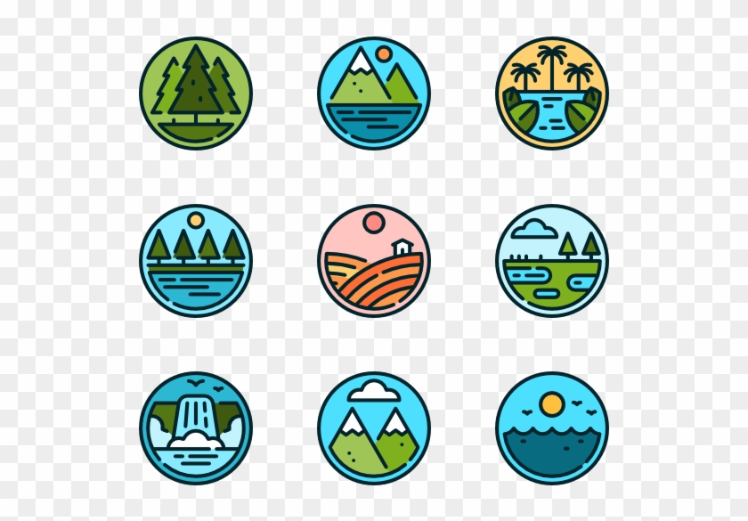 600 X 564 6 - Hills Icons Clipart #169672