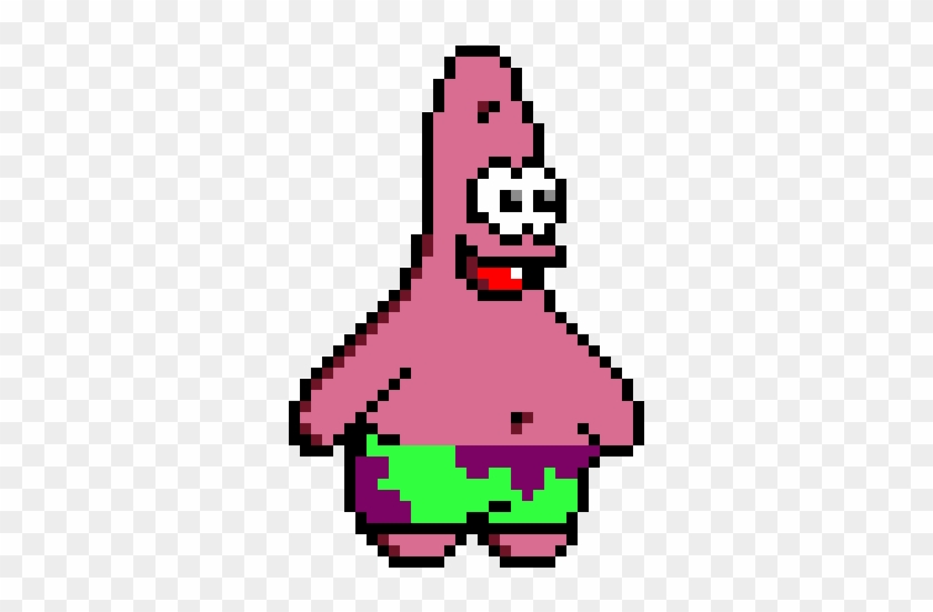 Patrick Star - Patrick Star In Minecraft Clipart