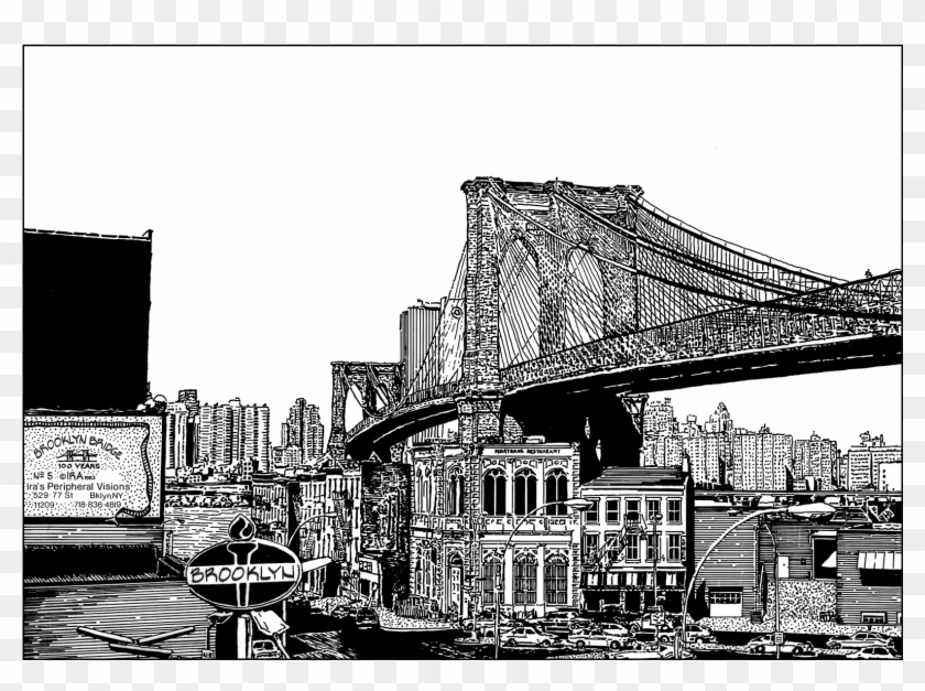 Brooklyn Bridge - Announcement Formation Of New Business Clipart #1600004