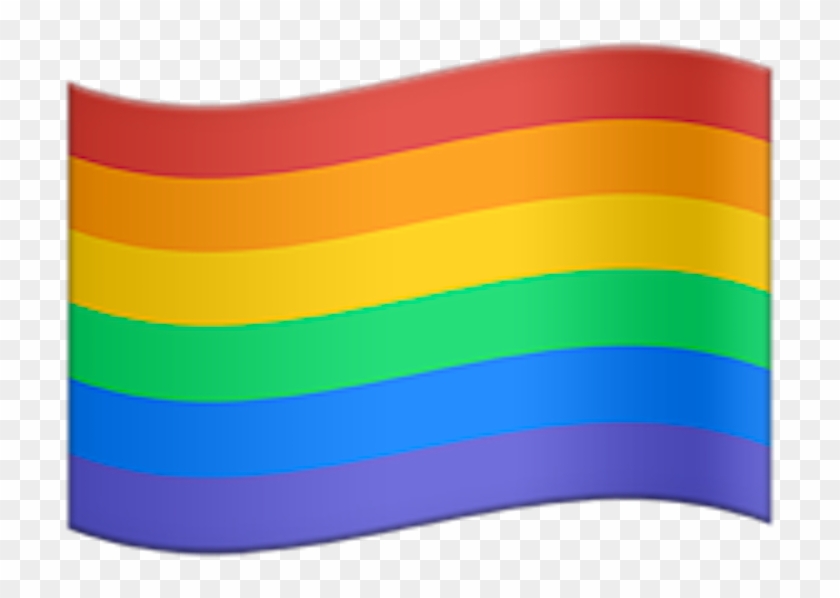 For Free Download On Mbtskoudsalg Apple - Rainbow Flag Emoji Png Clipart #1600066