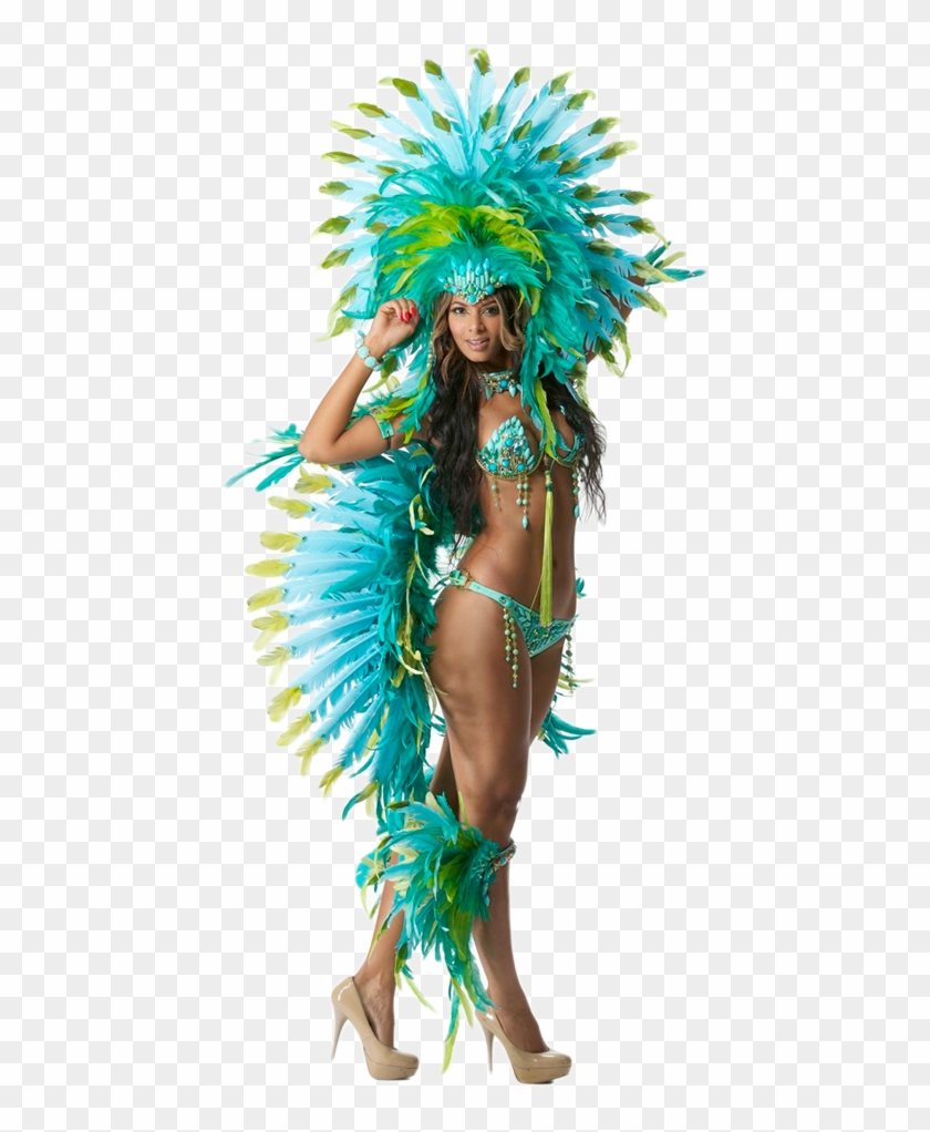 What Is The Ultimate Carnival Experience - Caribbean Feather Outfit Carnival Clipart