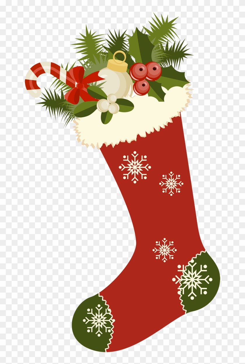 Vintage Christmas Stockings Clipart - Vintage Christmas Stocking Clipart - Png Download #1600679