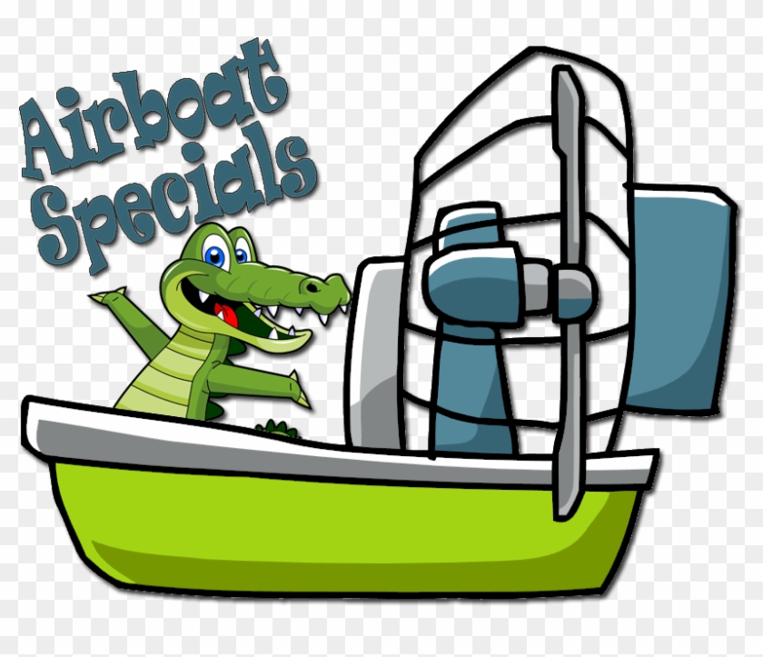 Relax Clipart Gator Tail - Airboat Png Transparent Png