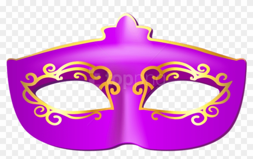 Free Png Purple Carnival Mask Png Images Transparent - Portable Network Graphics Clipart #1601068