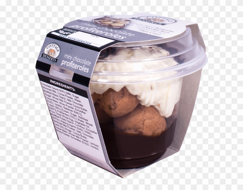 Mini Chocolate Profiteroles 110g - Frozen Dessert Clipart #1601377