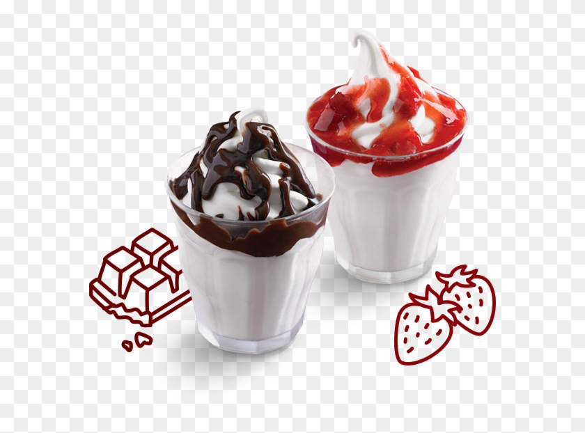 Sundaes - Hot Fudge Sundae Mcdonalds Clipart