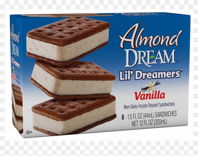Vanilla Dessert Sandwiches - Dairy Free Ice Cream Bites Clipart