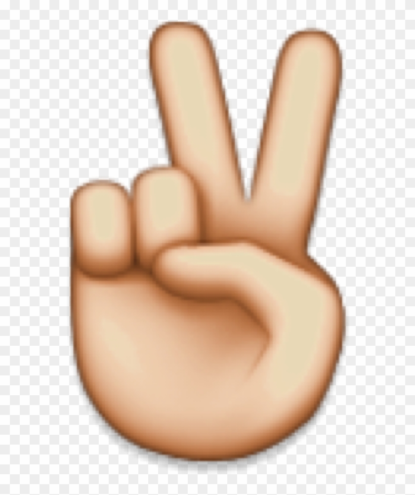 Emoji Okay Sign - Peace Emoji Transparent Background Clipart #1601613