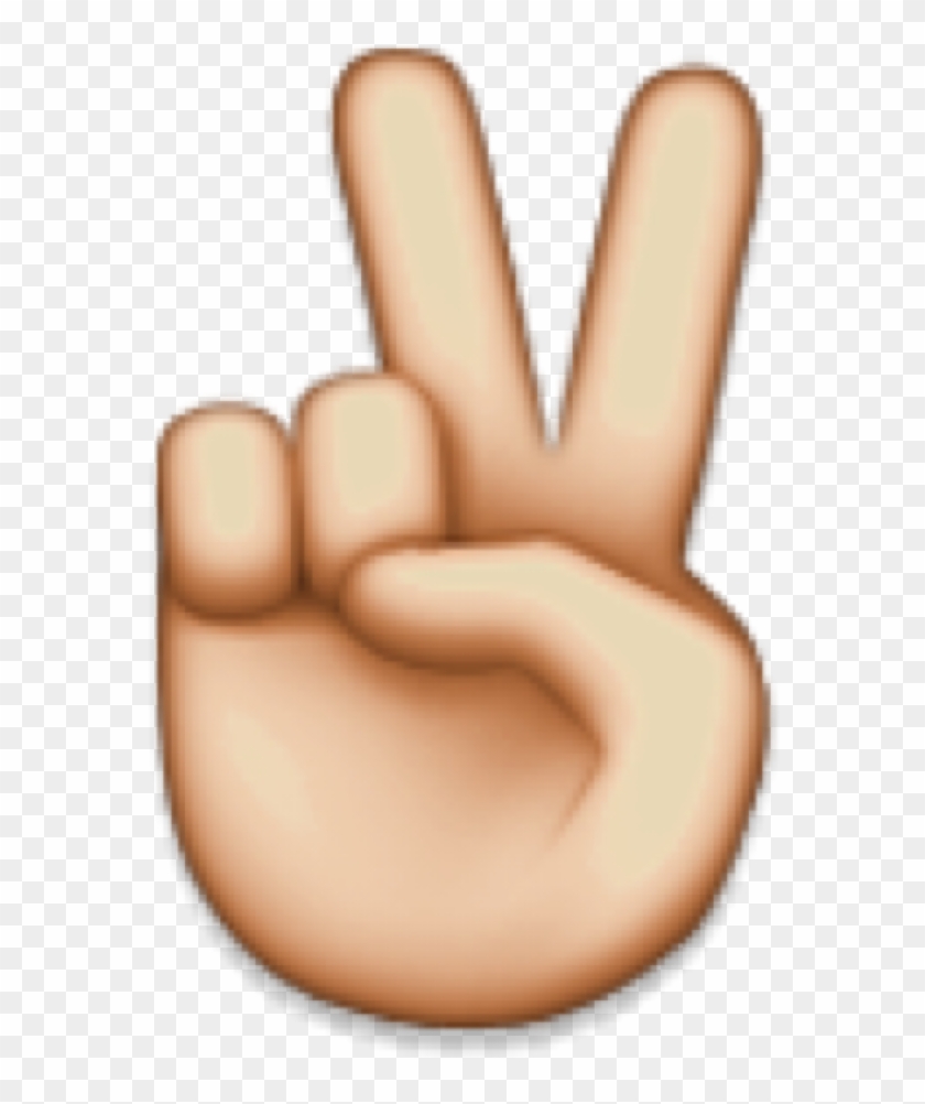 Emoji Okay Sign - Peace Emoji Transparent Background Clipart