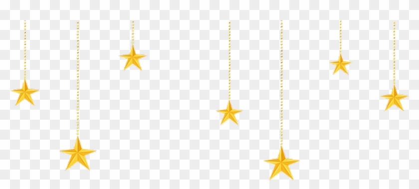 #png #png #stars #sticker #mon #june #-larenialuv # - Hanging Stars Transparent Background Clipart #1601808