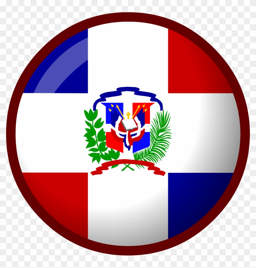 Dominican Republic Flag Logo Clipart