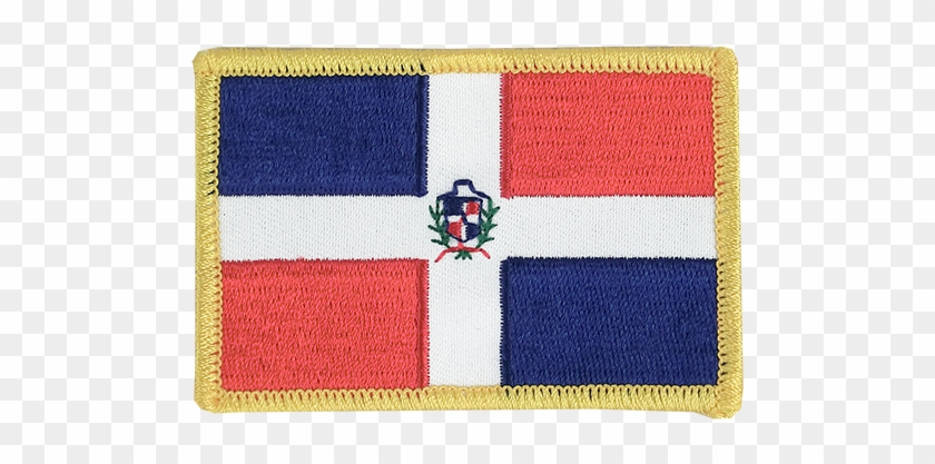 Flag Patch Dominican Republic - Stitch Clipart