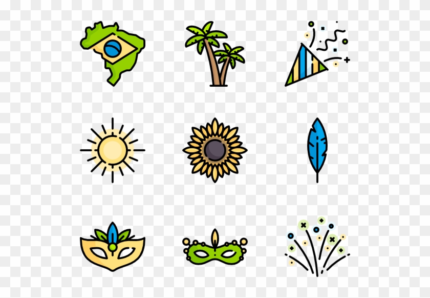 Brazilian Carnival - Easy To Draw Carnival In Brazil Clipart