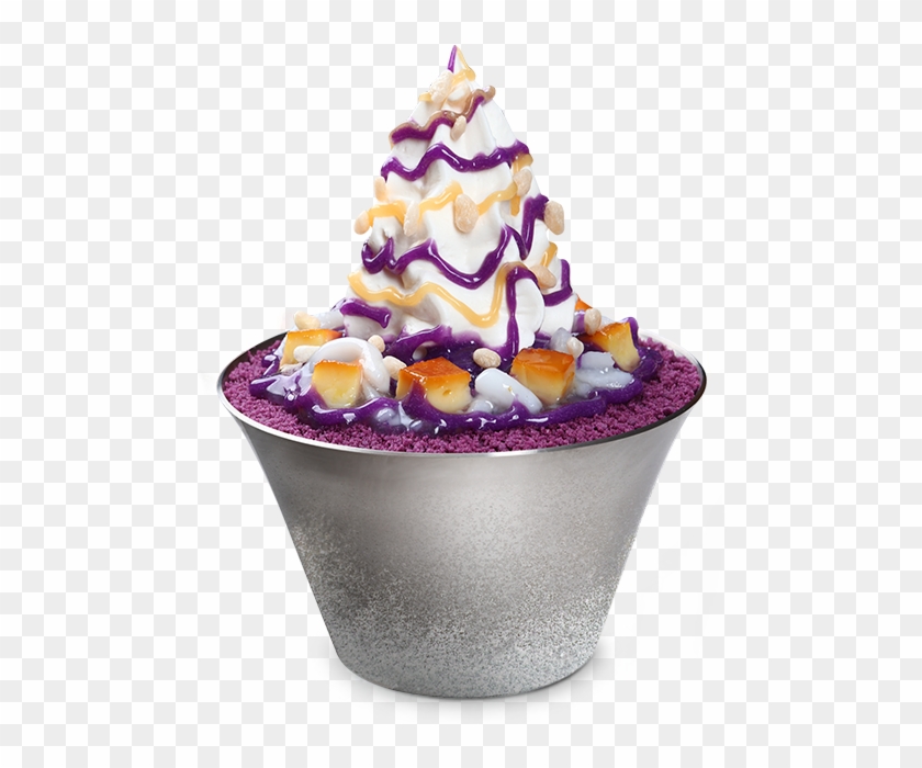 Bingsu Ube Macapuno - Bon Chon Ice Cream Clipart