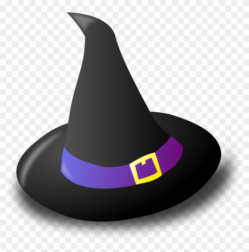 This Free Icons Png Design Of Black Witch Hat Clipart #1602150