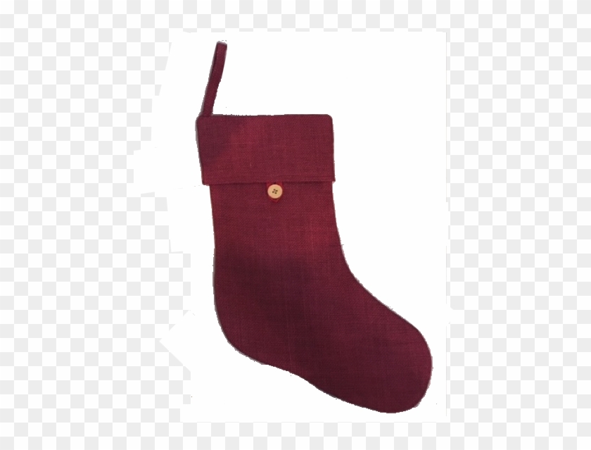 Burlap Stocking - Sock Clipart #1602228