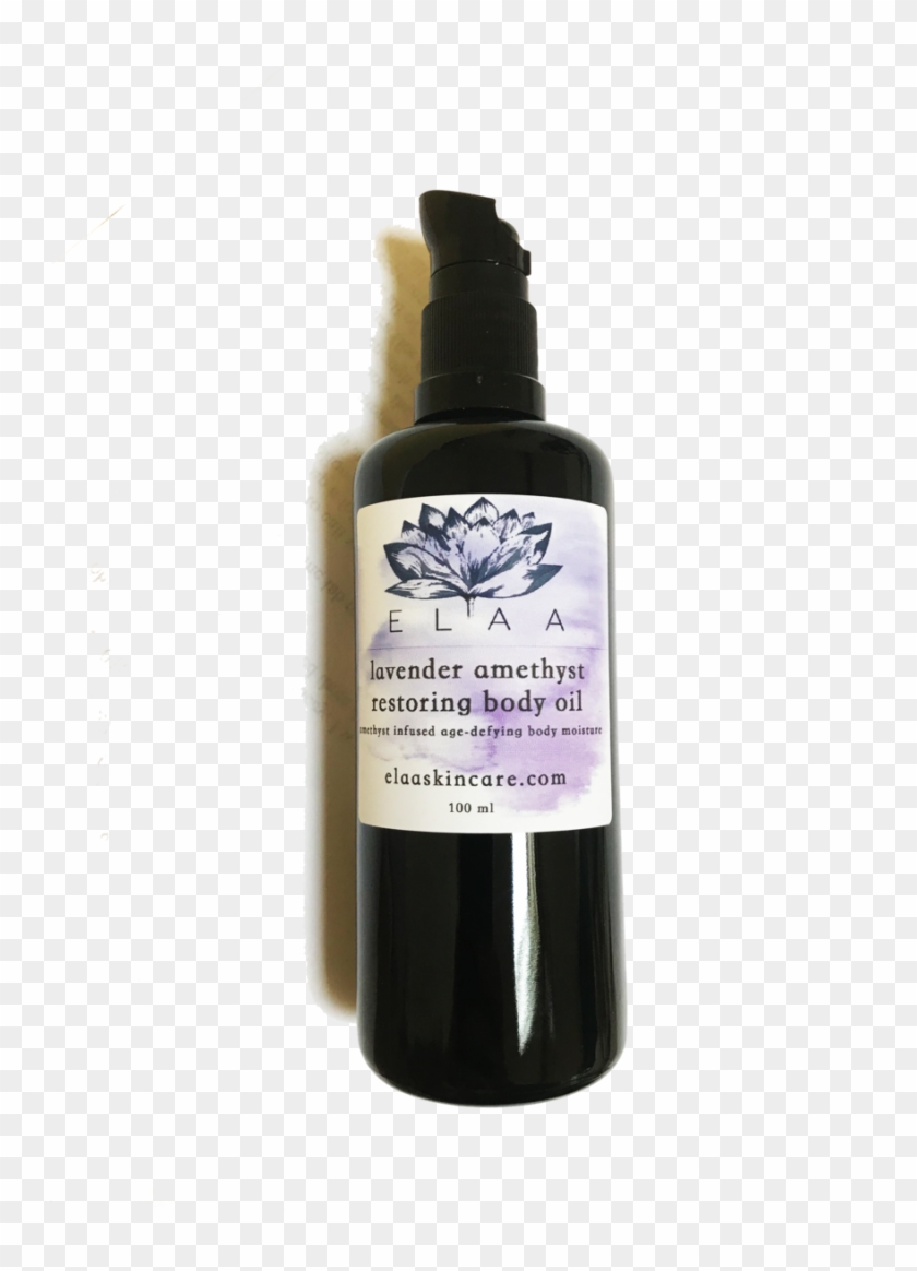 Lavender Amethyst Body Oil - Cosmetics Clipart #1602232