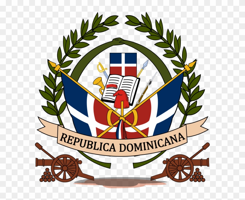 First Shield Of The Dominican Republic - Primer Escudo De La Republica Dominicana Clipart #1602233