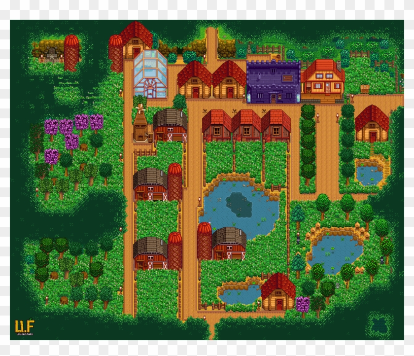 I Felt Done With Stardew Valley, So Here Is My Rancher - Stardew Valley Ios Map Clipart #1602347