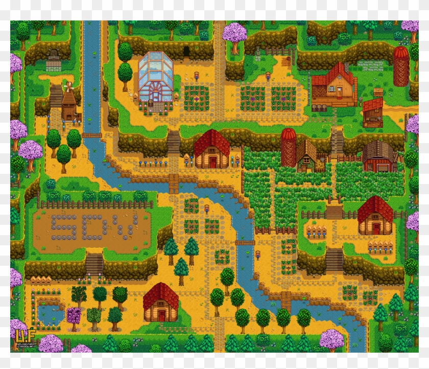 Here's My Hilltop Farm Plans - Stardew Valley Hilltop Farm Clipart #1602453