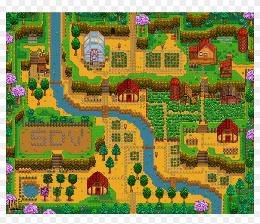 Here's My Hilltop Farm Plans - Stardew Valley Hilltop Farm Clipart