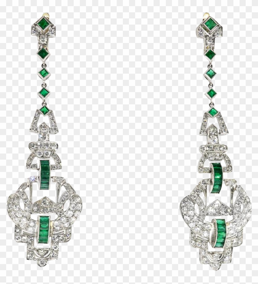 Emerald Png Download Image - Earrings Clipart #1602481