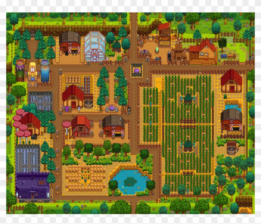 1cfug7-m Stardew Valley Layout, Stardew Valley - Pc Game Clipart #1602692