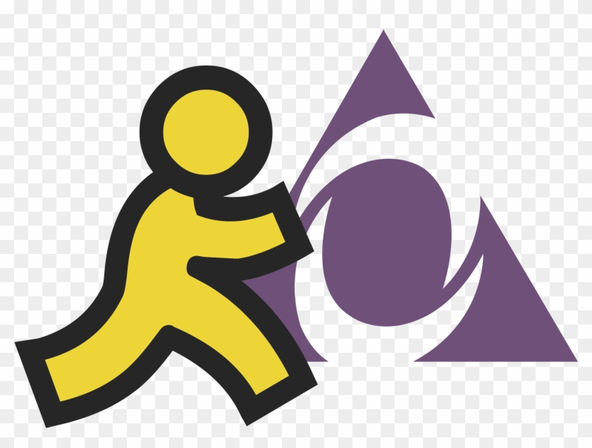 Aol Instant Messenger Logo Png Transparent - Aol Instant Messenger Logo Clipart #1602851