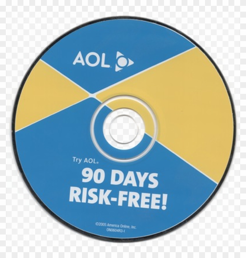 New-er Aol Logo Featuring Blue And Yellow Triangles Clipart