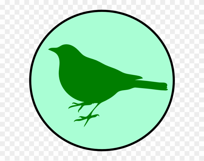 Emerald Circle Bird Svg Clip Arts 600 X 581 Px - Png Download #1603060