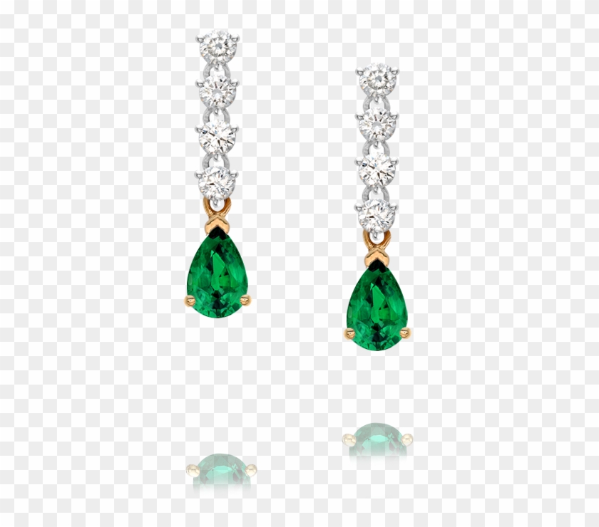 Emerald Transparent Image - Emerald Earring Design Clipart #1603277