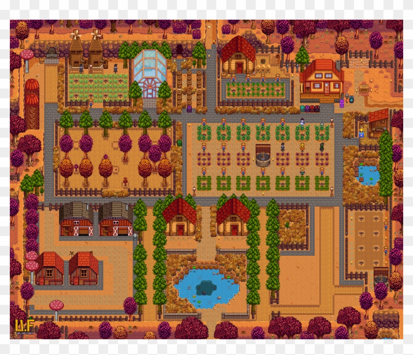 Stardew Valley Farm Layout Elegant Sunny Side Farm - Pc Game Clipart #1603426