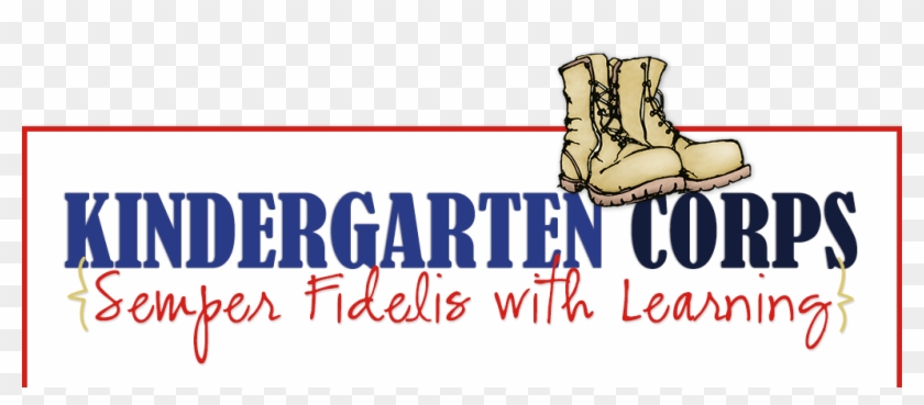 Kindergarten Corps - Boot Clipart #1603870