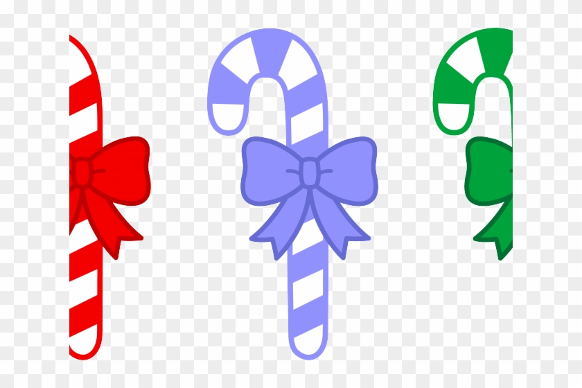 Candy Canes Clipart - Candy Cane Line Art - Png Download