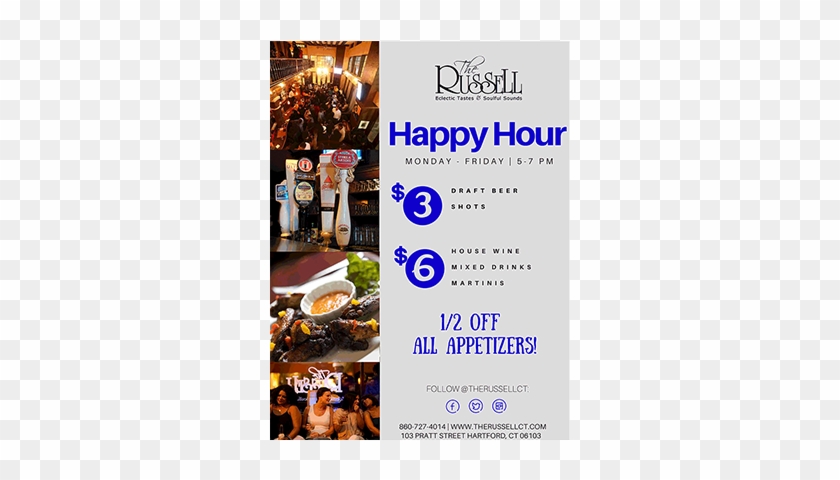 Happy Hour Monday Friday - Online Advertising Clipart #1604690