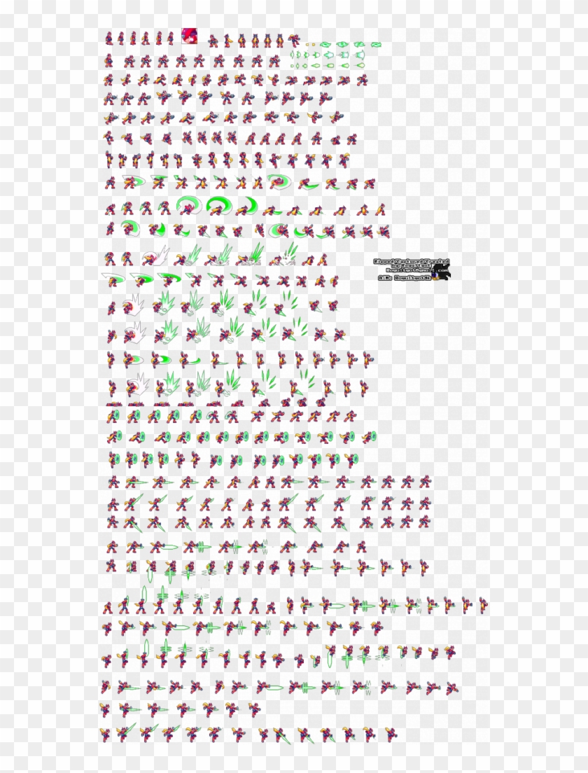 Share This Post - Megaman Zero Sprites Clipart #1605128