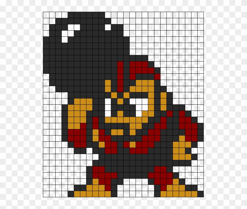 Bomberman Megaman Perler Bead Pattern / Bead Sprite - Bomb Man Pixel Art Clipart