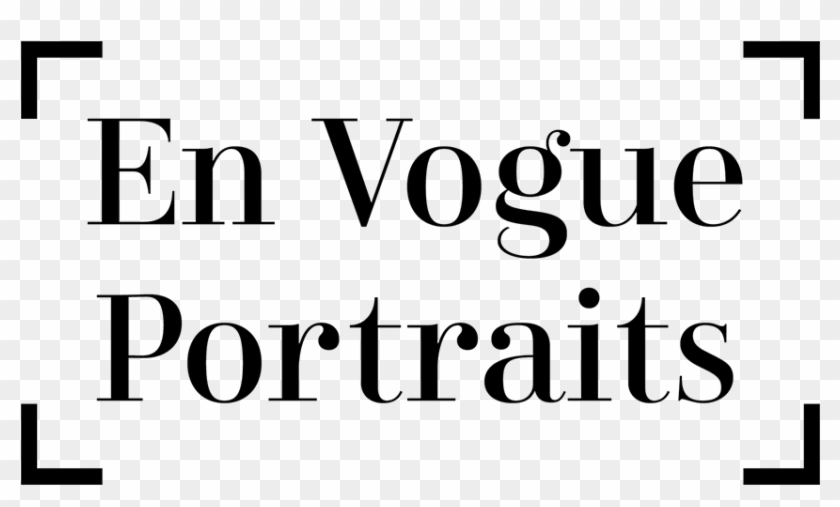 En Vogue Portraits Vogue Magazine Style Portrait Brand - Bodoni Clipart